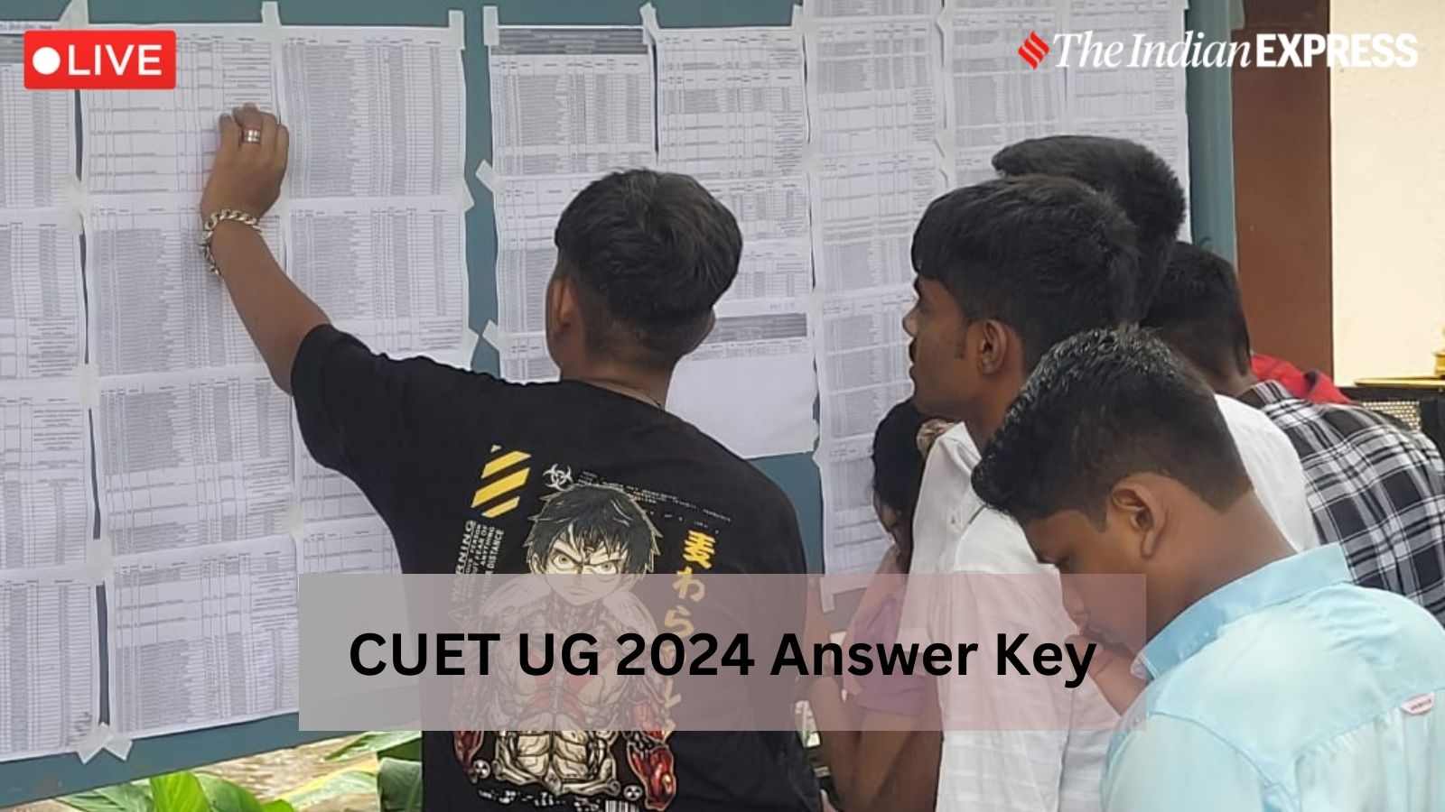 CUET UG Answer Key 2024 Live Updates: When and how to check provisional answer key | Education News