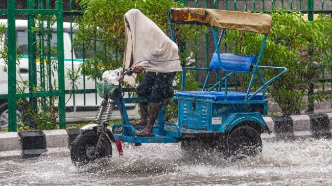 delhi waterlogging IMD