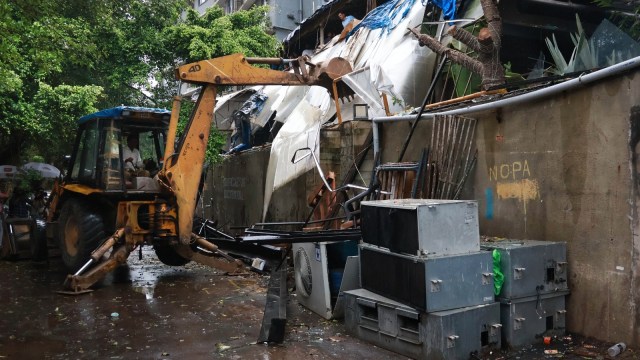 bmw hit and run bar demolition