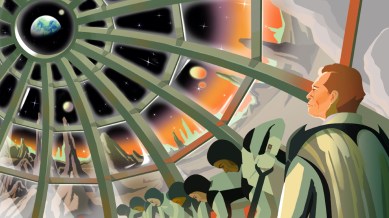 SpaceX employees are working on plans for a Martian city, including dome habitats, spacesuits and researching whether humans can procreate off Earth. Elon Musk has volunteered his sperm. (Gica Tam/The New York Times)