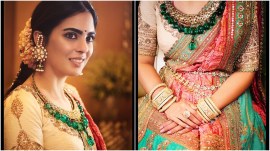isha ambani haldi