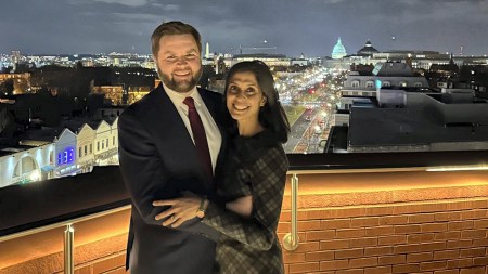 File Photo of JD Vance with his wife Usha Vance. (PTI)