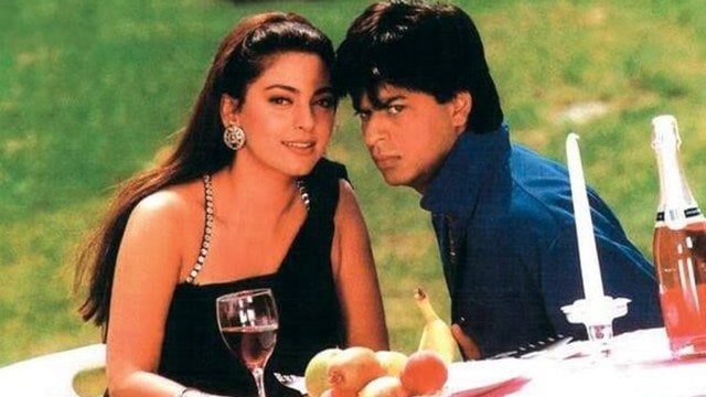 Juhi Chawla and Shah Rukh Khan were working together on Duplicate at the time