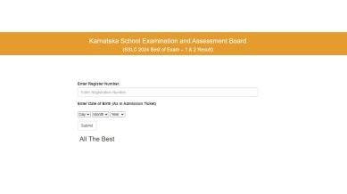 Karnataka Supplementary Exam Results out