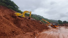 Karnataka Karwar landslide Shirur Ankola