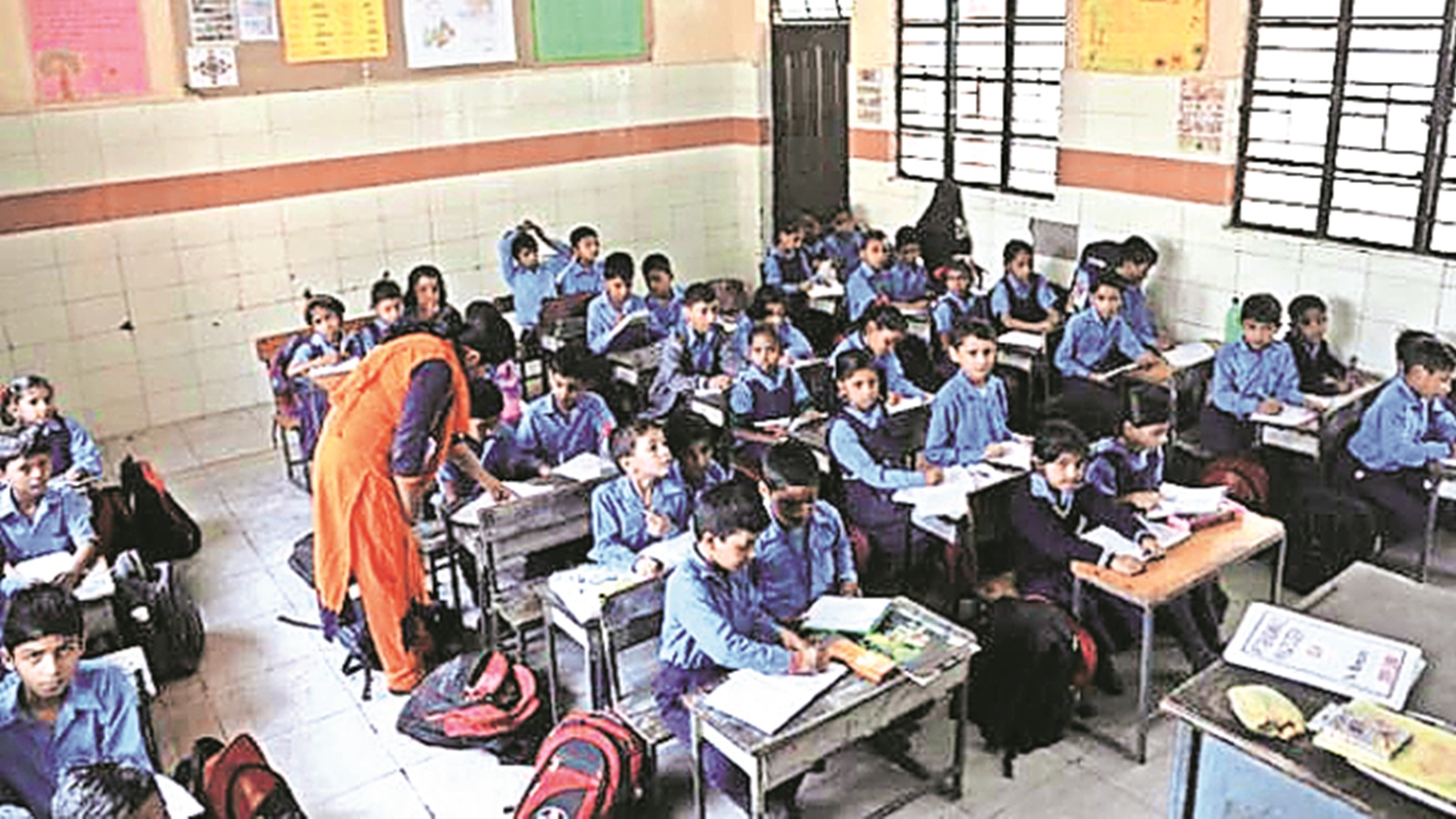 Indias learning level, national education policy, NEP 2020 implementation, All India Survey on Higher Education, Economic Survey, National Achievement Survey, NAS 2021, education sector, Foundational Literacy and Numeracy for every child, Indian express news