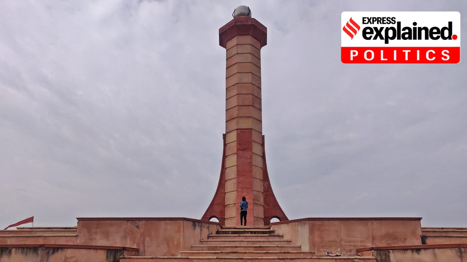 A monument at Mangarh Dham in Rajasthan's Banswara. A massacre of the Bhil tribe here during colonial rule led to one of the earliest calls for a separate tribal state.