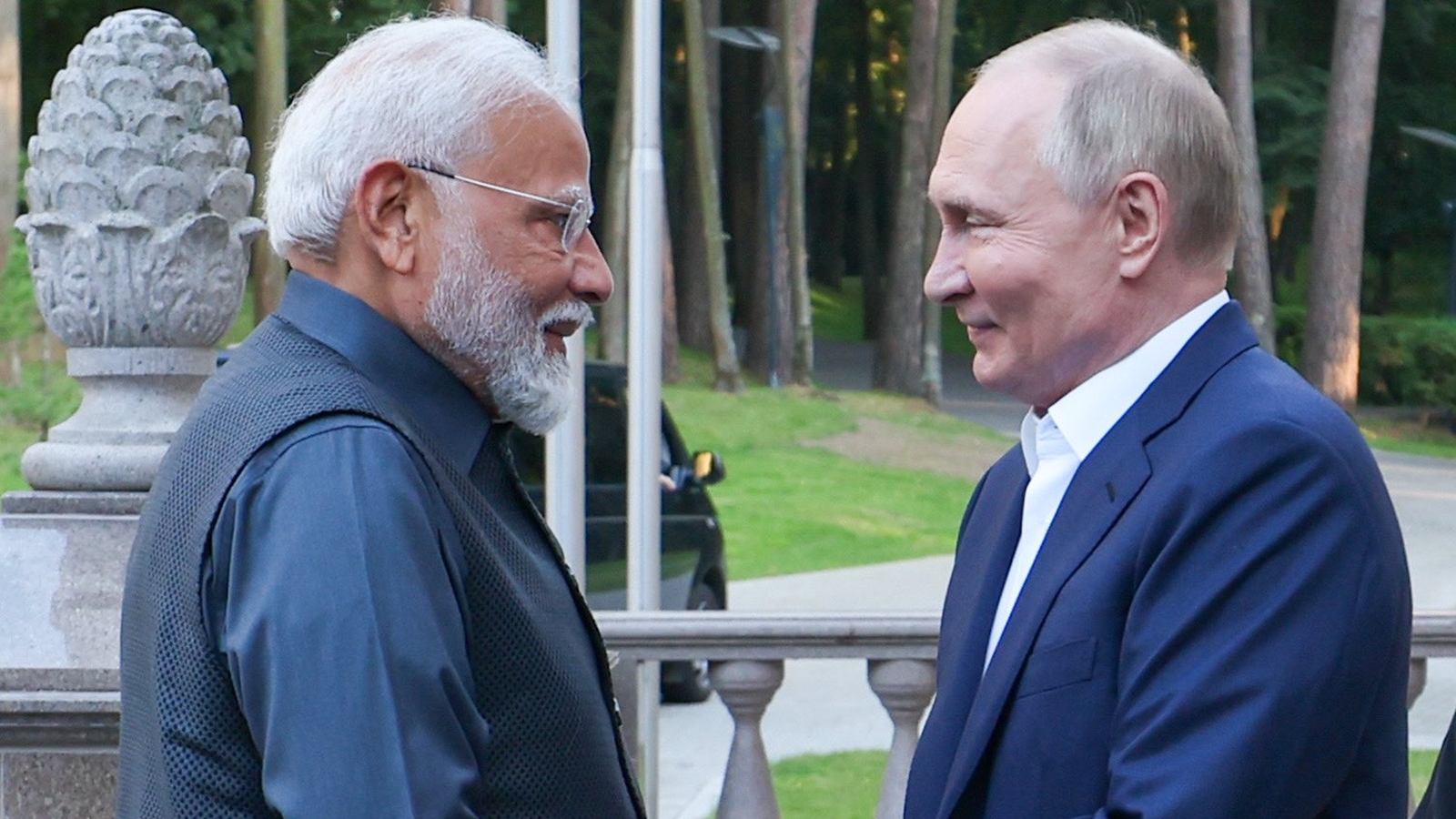 Latest News Live Updates: PM Modi meets Russian President Putin for private engagement ahead of bilateral summit | India News