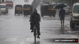 mumbai rain, waterlogging, indian express