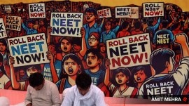 Allegations of malpractice in the conduct of the NEET-UG 2024 has led to protests across the country. (Express photo by Amit Mehra)
