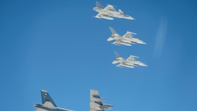 Russian jets intercepted