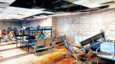 Noida, Uttar Pradesh government, Noida paediatric hospital, Noida paediatric hospital sewage issues, delhi news, India news, Indian express, Indian express India news, Indian express India