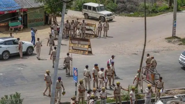 Nuh Yatra, VHP Jalabhishek Yatra, Jalabhishek Yatra security arrangements, Drones cameras, loudspeakers ban, Nuh communal clashes, Nuh, Gurgaon, Indian express news