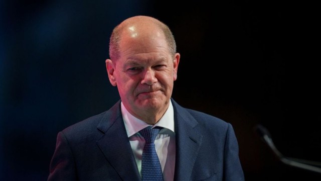 German Chancellor Olaf Scholz on France election.