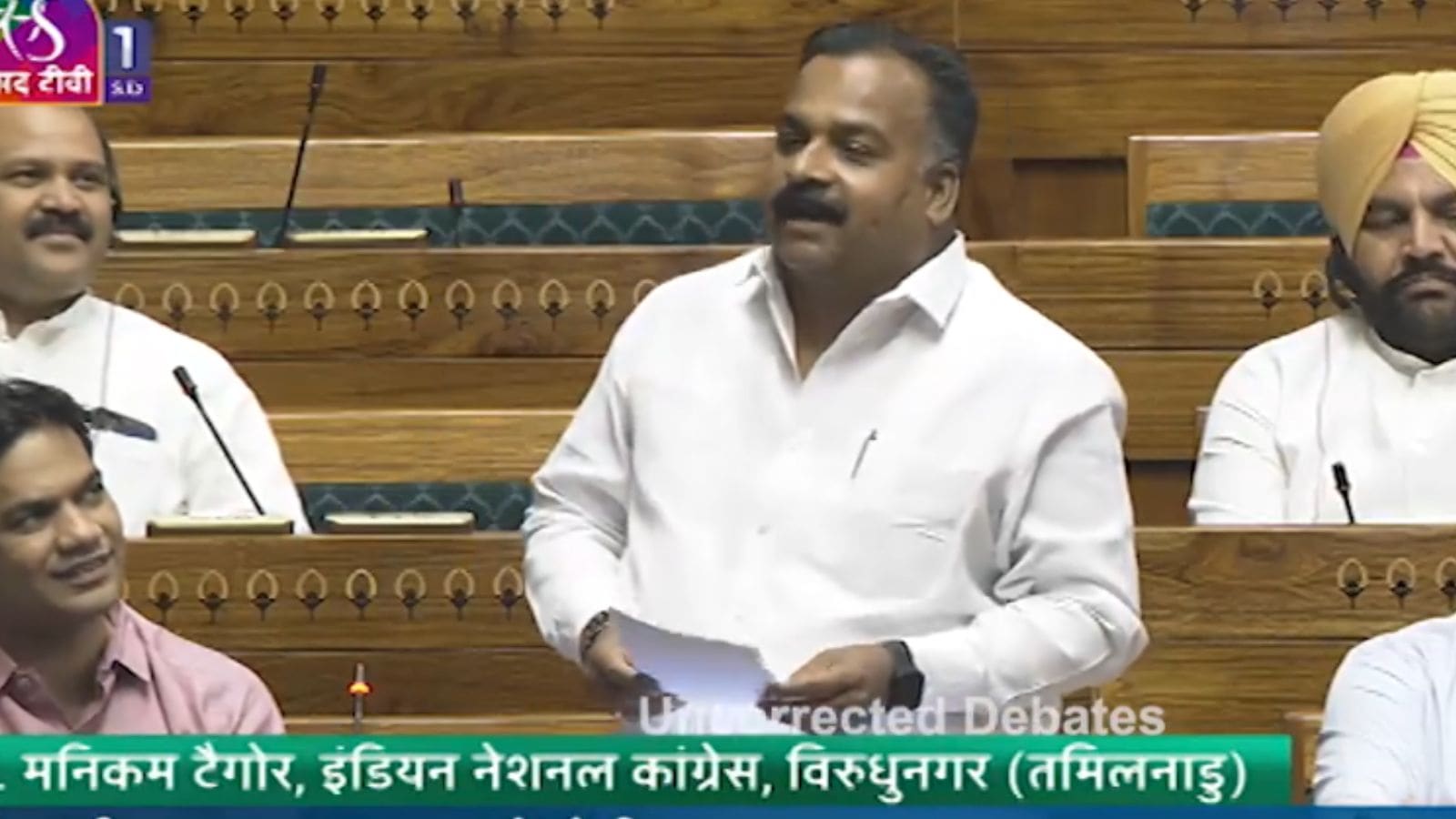 ‘Not the time for reckless statements’: Congress’s Manickam Tagore slams Mamata’s ‘secret understanding’ remark