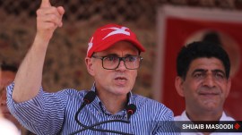 National Conference Vice President Omar Abdullah. (Express file photo by Shuaib Masoodi)