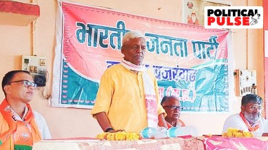 An RSS worker most of his life, Pannalal Shakya was chosen by the BJP as its Guna candidate in the 2023 Assembly elections over supporters of Union Minister Jyotiraditya Scindia. (Photo: Pannalal Shakya/ Facebook)