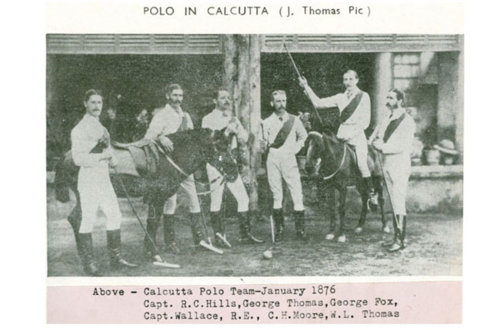 Polo in Calcutta