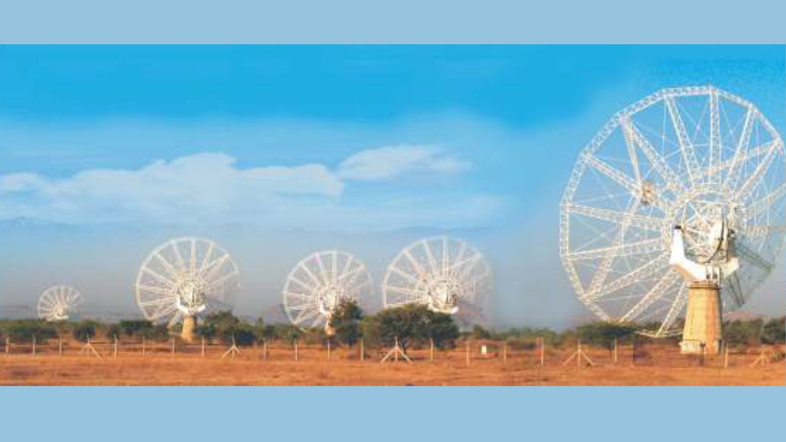  The GMRT comprises 30 parabolic antennas spread across a 30-km area in Narayangaon in Junnar taluka/ Credit:NCRA