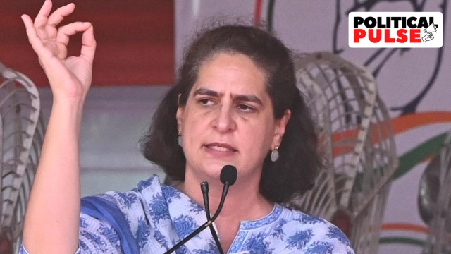 Amid the rising death toll in Gaza, Priyanka Gandhi, in October last year, attacked Israel, accusing it of violating every international law. (Express file photo by Jasbir Malhi)