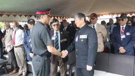 Lt Gen Dhiraj Seth pays tribute at the Southern Command War Memorial