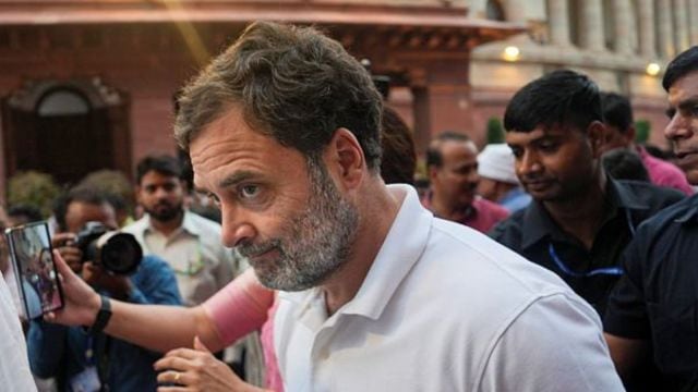 Congress leader Rahul Gandhi.