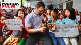 Rahul Gandhi visited a relief camp in Manipur's Moirang in June 2023, a month after violence broke out in the state. (File)
