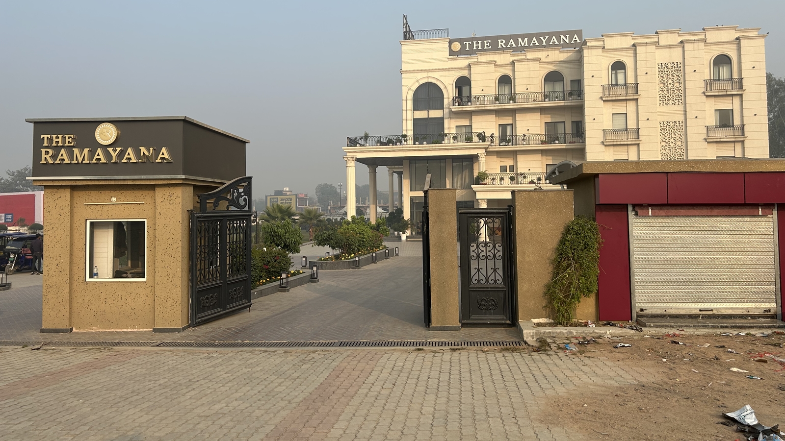 The Hotel Ramayana near Ayodhya. (Express)