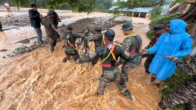 wayanad landslide, kerala rain, indian express