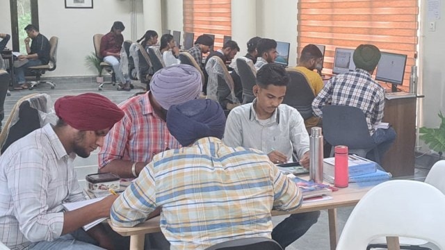 A view of Baba Banda Singh Bahadur library, Sangrur
