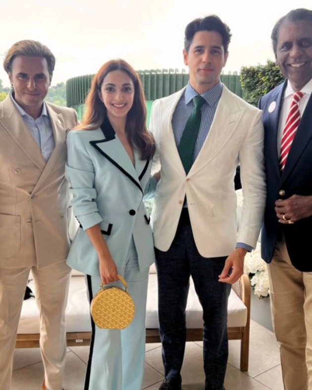 Love all: Sidharth Malhotra, Kiara Advani catch the game at Wimbledon ...