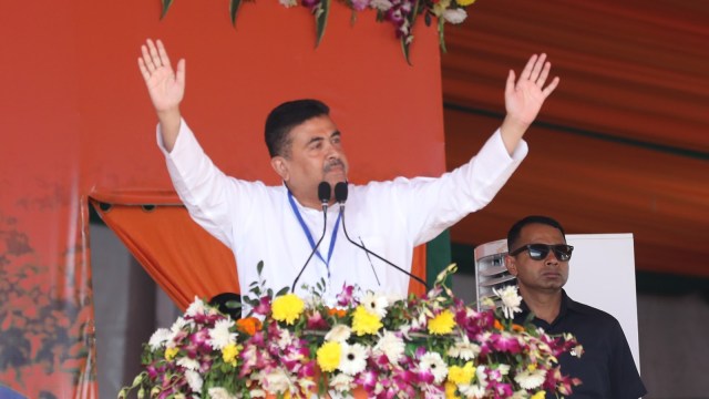 Leader of the Opposition in the state Assembly, Suvendu Adhikari