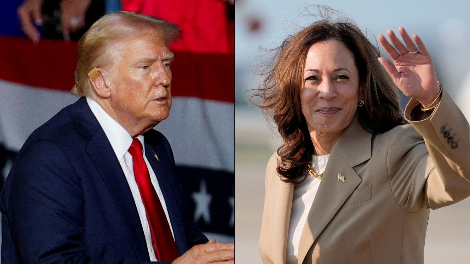 Harris leads Trump by 4 points in 3 swing states New poll World News