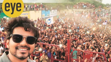 Actor Vijay in Neyveli, Cuddalore district ,Tamil Nadu