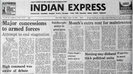 Army concessions, Indo-Pak tensions, Saving The Sikh Panth, Rat Wreaks Havoc, Forty Years Ago, editorial, Indian express, opinion news, indian express editorial