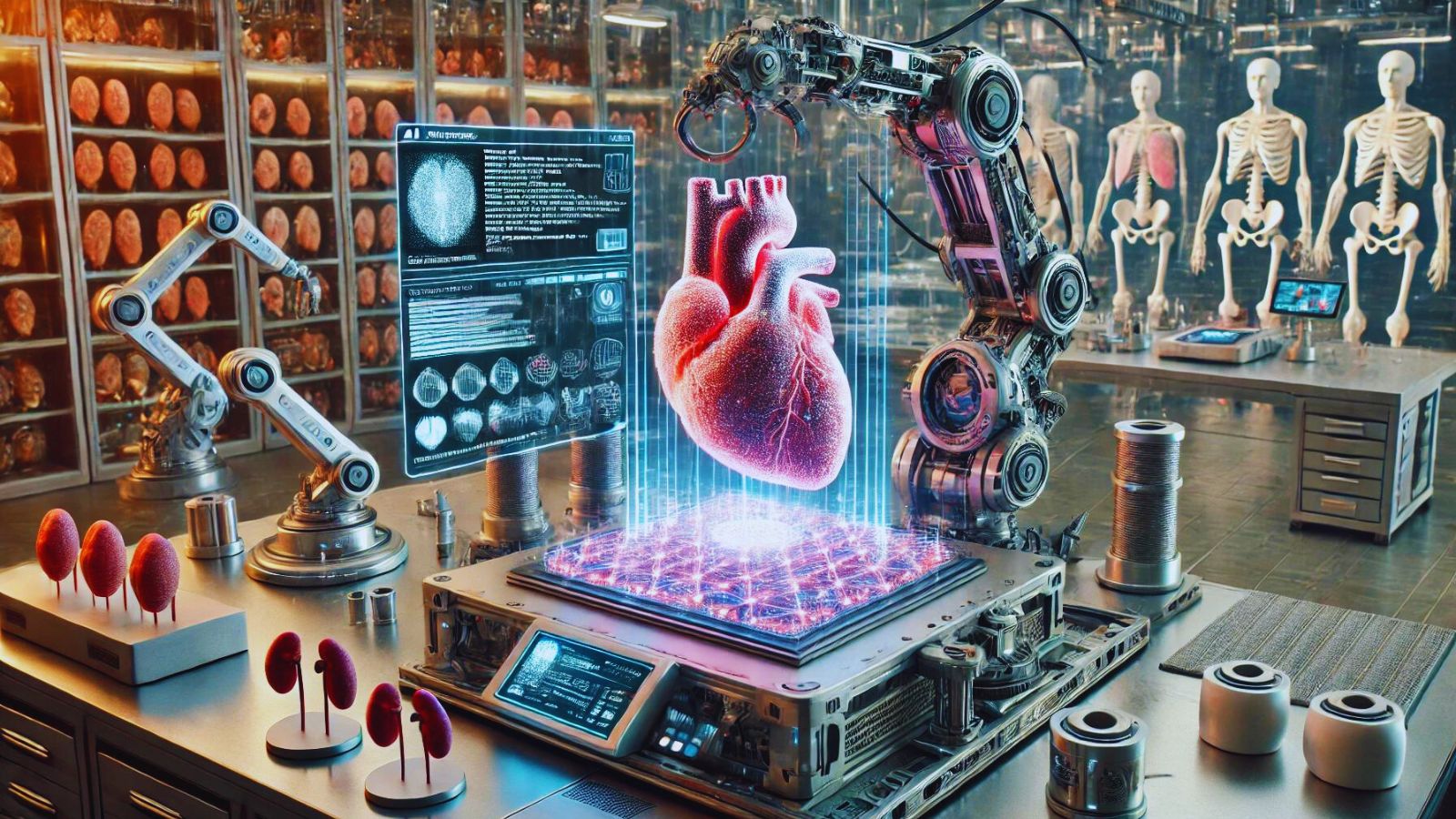 Researchers develop AI algorithm to 3D print models of human organs.