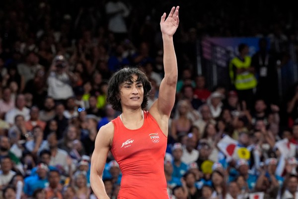 Paris 2024: Vinesh Phogat celebrates after reaching final