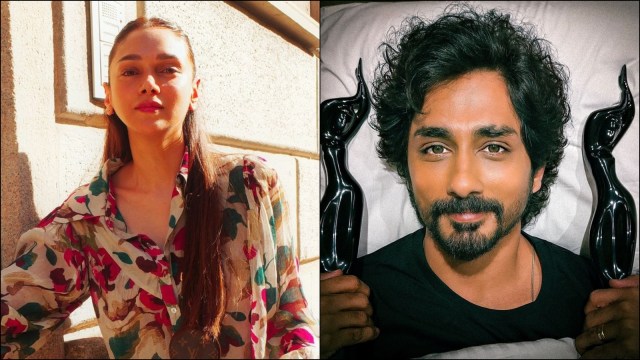 Aditi congratulates Siddharth for Filmfare wins