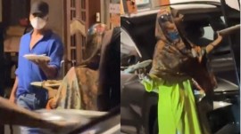 Akshay Kumar feeds the needy in Mumbai