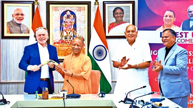 India-Australia ties, Yogi Adityanath, Australian High Commissioner Philip Green, Philip Green, Lucknow news, Uttar pradesh news, Lucknow, India news, Indian express, Indian express India news, Indian express India