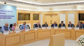 Nirmala Sitharaman, public sector banks, Finance Minister meets PSB heads, credit deposit gap, MSMEs new credit assessment model, digital footprints, Loan beneficiaries, centre govt scheme, household rooftop solar programme. Indian express news