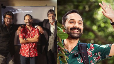 Fahadh Faasil is all set to feature in the Tamil movie Vettaiyan, also starring Rajinikanth and Amitabh Bachchan (Photos: X/Lyca Films)