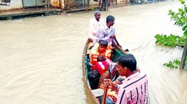 Vadodara rains, Ahmedabad rains, Vadodara floods, Ahmedabad floods, Vadodara monsoon, Ahmedabad monsoon, Ahmedabad news, Gujarat news, India news, Indian express, Indian express India news, Indian express India