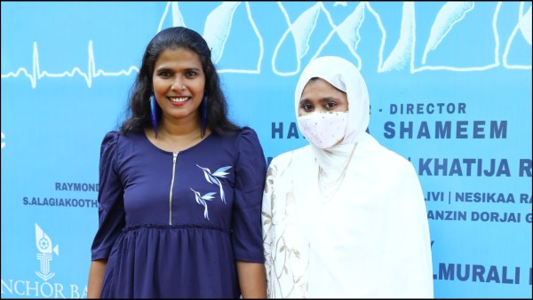 Halitha Shameem and Khatija Rahman from Minmini Promotions