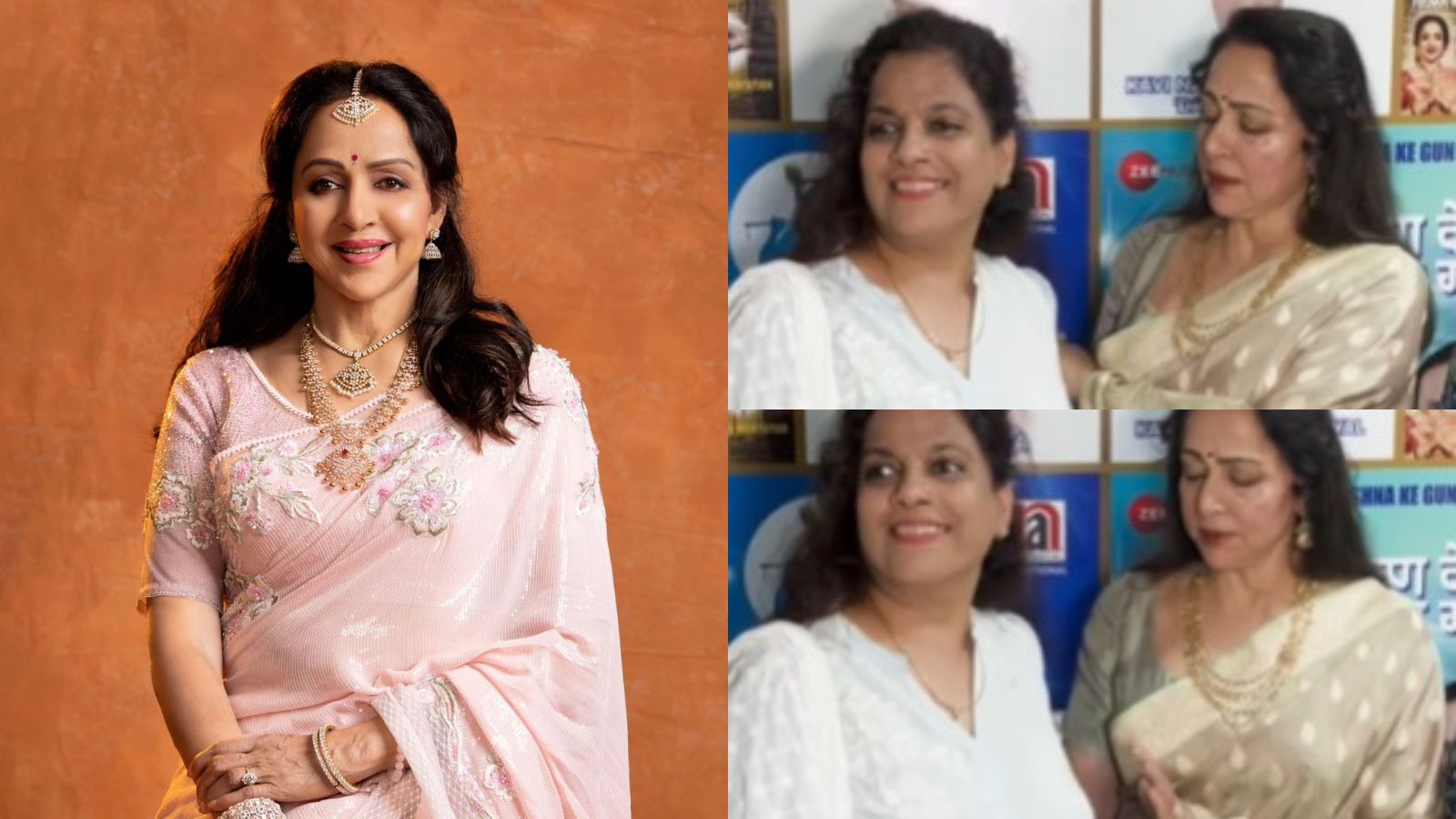 Hema Malini gets angry on fan says don't touch