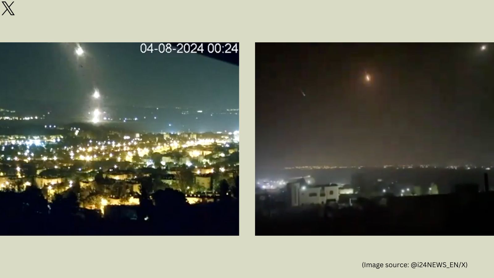 Striking visuals of Hezbollah's barrage of missiles fired at Israel go  viral. Watch here | Trending News - The Indian Express