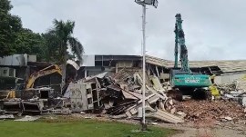 Hyderabad Nagarjuna convention centre demolished Hydra