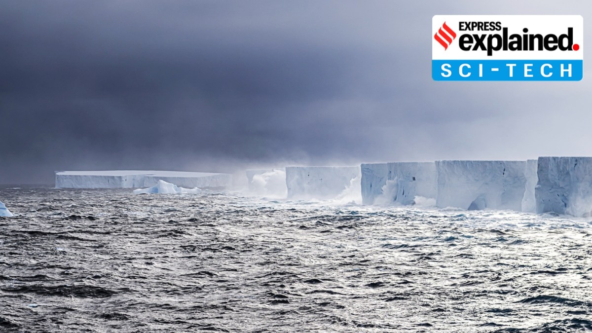 A photo provided by Derren Fox, British Antarctic Survey, shows the world’s largest iceberg, named A23a, near Antarctica in April 2024. Round and round a 1,600-square-mile iceberg goes, stuck in a vortex over an underwater mountain. When it will stop, nobody knows.