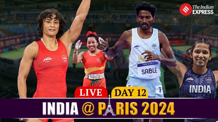 Paris Olympics 2024 India Day 12 Live Updates: Vinesh Phogat, Mirabai Chanu, Avinash Sable and Jyothi Yarraji will be among the Indian stars in action in Paris on Wednesday.