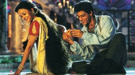 Shah Rukh Khan and Aishwarya Rai Bachchan play Devdas and Paro respectively in the Sanjay Leela Bhansali directorial (Photos: X/SRKuniverse)